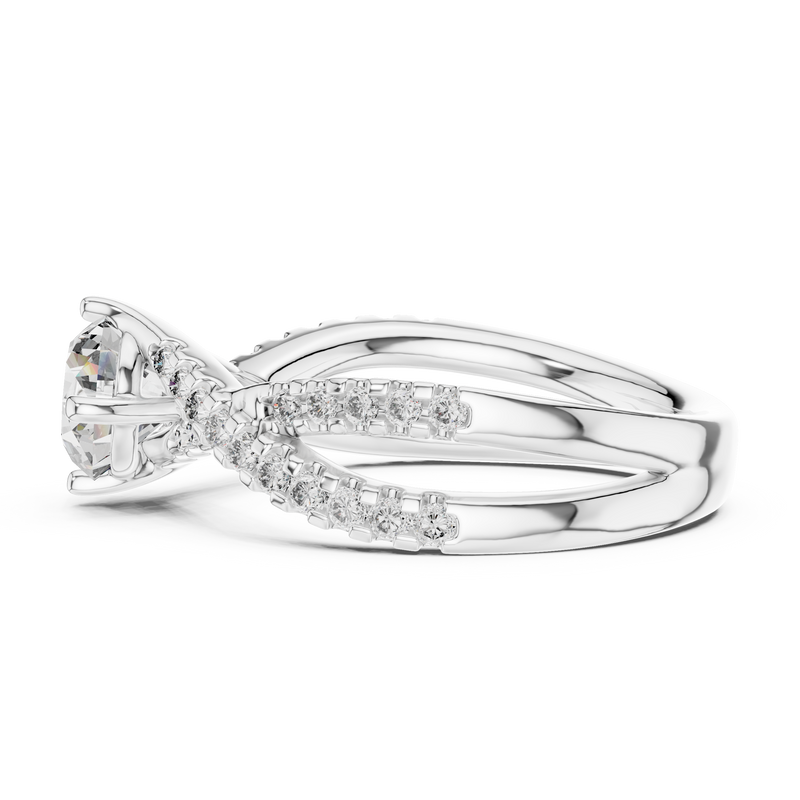 Ladies Ring 638@7 - White Gold - Image