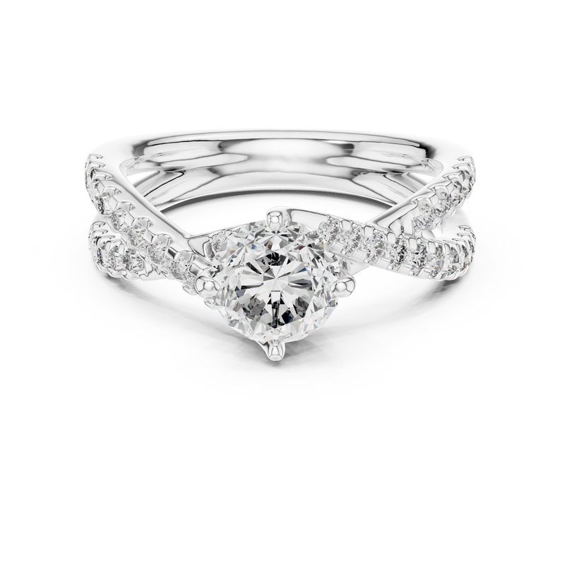 Ladies Ring 638@7 - White Gold - Image