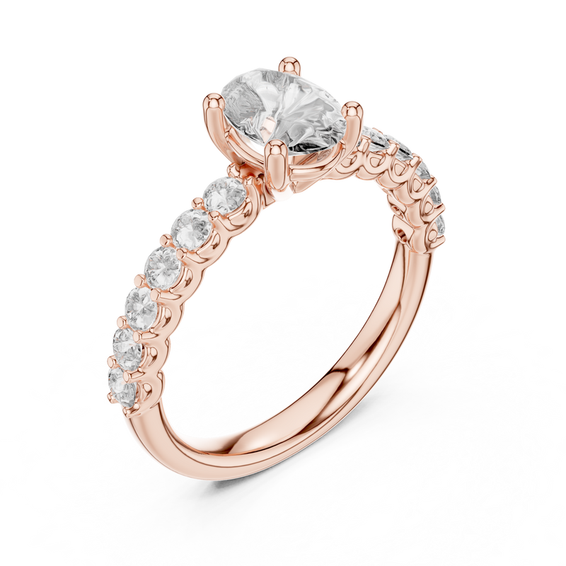 Ladies Ring 667@7 - Rose Gold - Image
