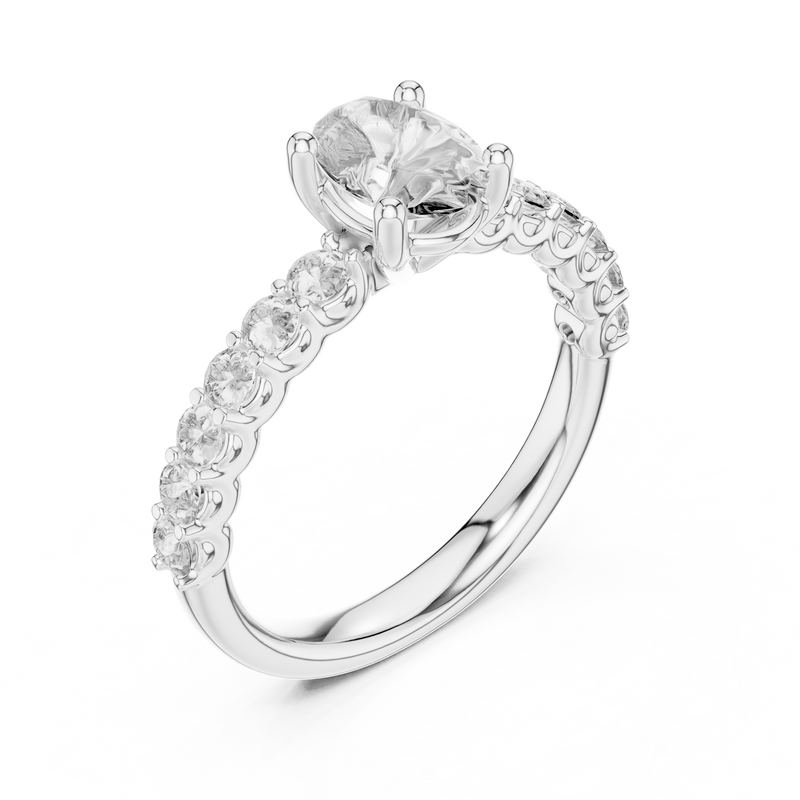 Ladies Ring 667@7 - White Gold - Image