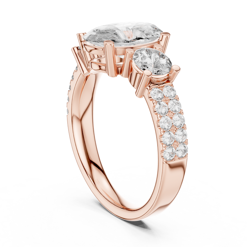 Ladies Ring 689@7 - Rose Gold - Image