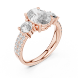 Ladies Ring 689@7 - Rose Gold - Image