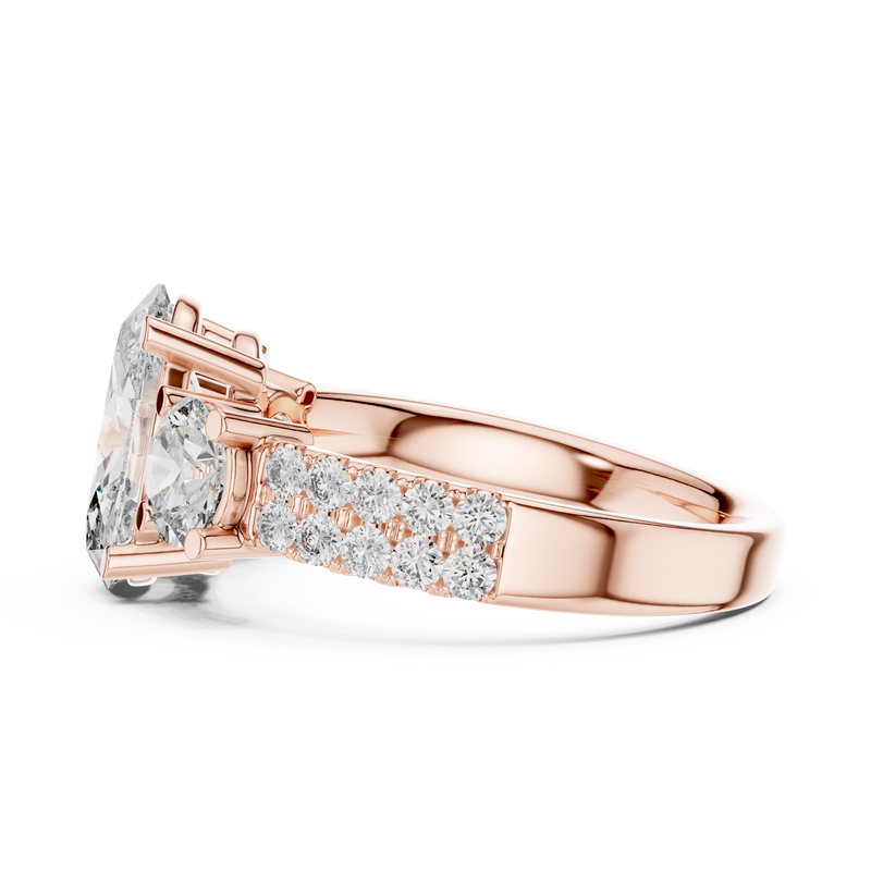 Ladies Ring 689@7 - Rose Gold - Image