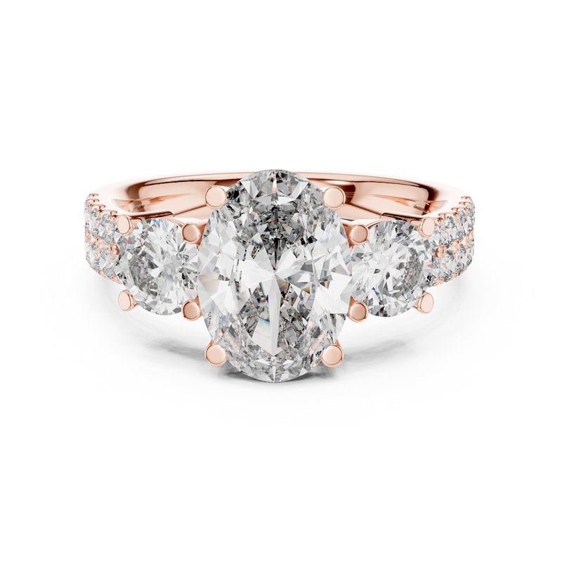 Ladies Ring 689@7 - Rose Gold - Image