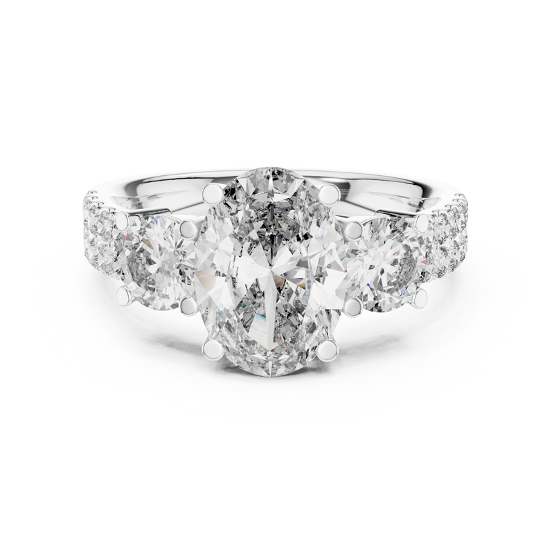 Ladies Ring 689@7 - White Gold - Image