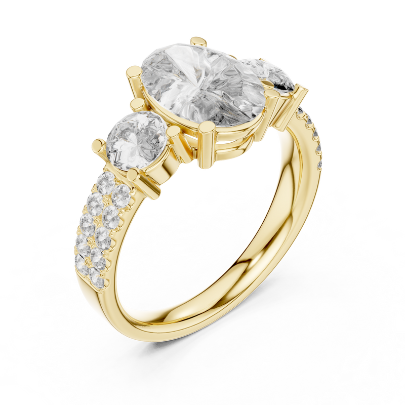 Ladies Ring 689@7 - Yellow Gold - Image