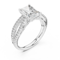Ladies Ring 704 - White Gold - Image