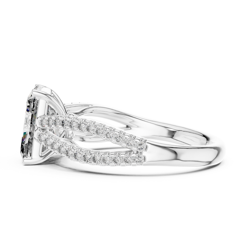Ladies Ring 704 - White Gold - Image