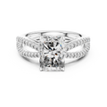 Ladies Ring 704 - White Gold - Image