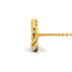 Lab Grown Diamond Charm Bracelet in Gold Plated Sterling Silver (.925)