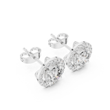 Earring 852@7 - White Gold - Image