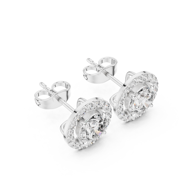 Earring 852@7 - White Gold - Image