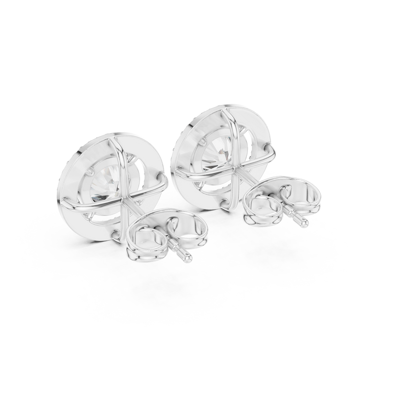 Earring 852@7 - White Gold - Image