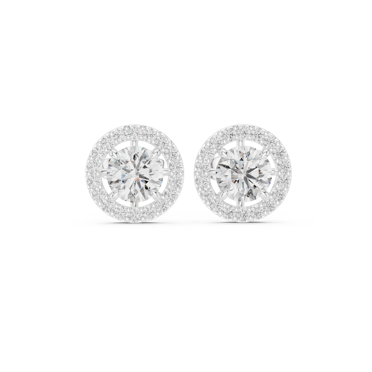 Earring 852@7 - White Gold - Image