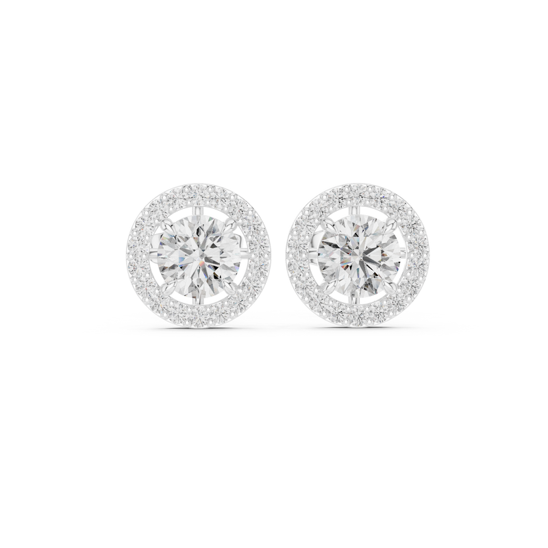Earring 852@7 - White Gold - Image