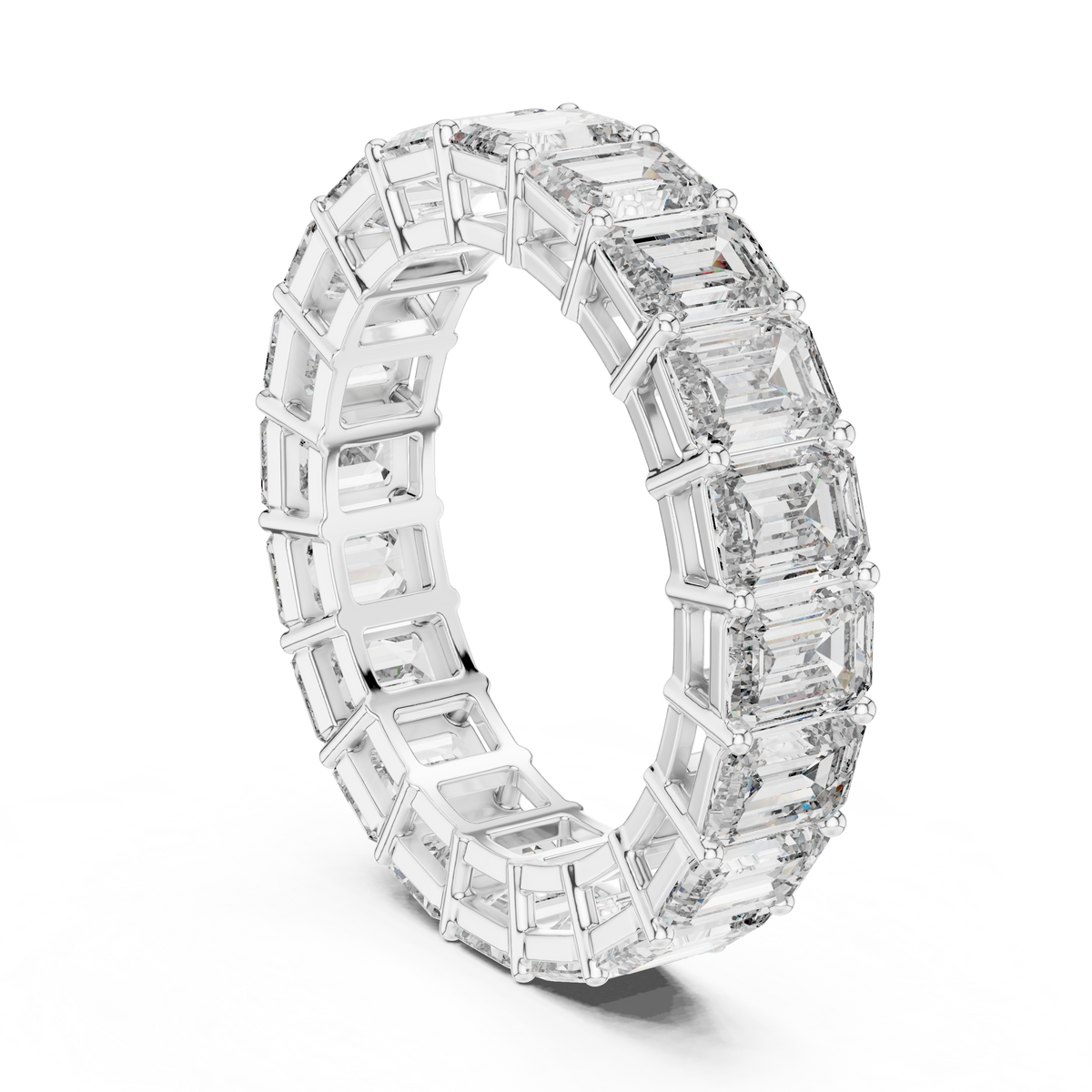 Ladies Ring 966 - White Gold - Image