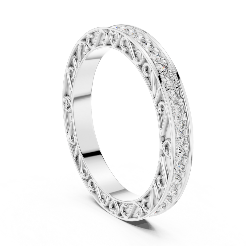 Ladies Ring 996@7 - White Gold - Image