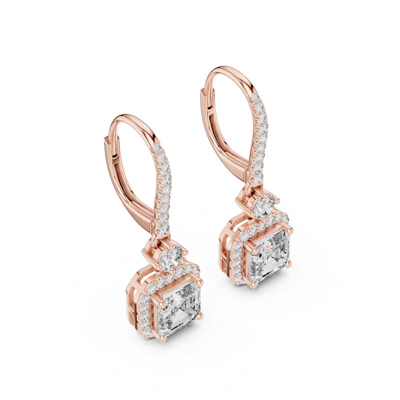 Earring 9#10001E_23@7 - Rose Gold - Image