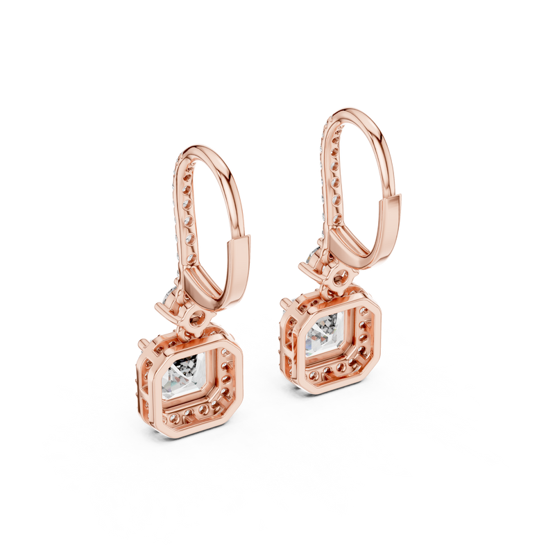 Earring 9#10001E_23@7 - Rose Gold - Image