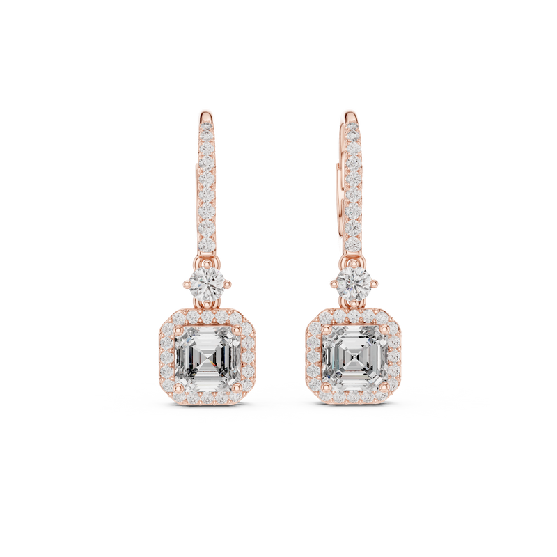 Earring 9#10001E_23@7 - Rose Gold - Image