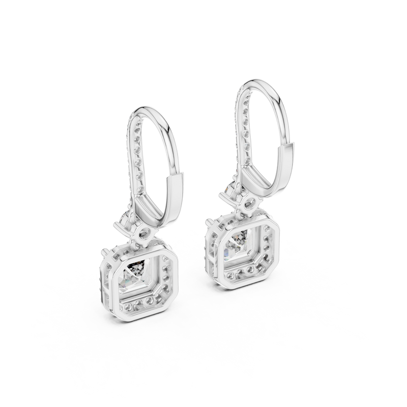 Earring 9#10001E_23@7 - White Gold - Image