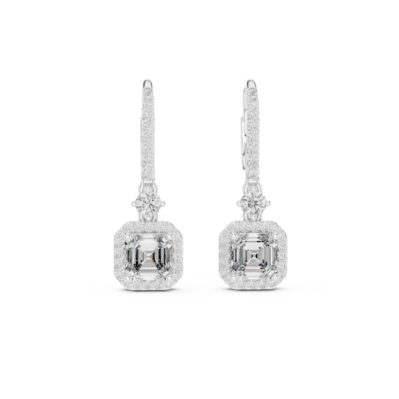 Earring 9#10001E_23@7 - White Gold - Image