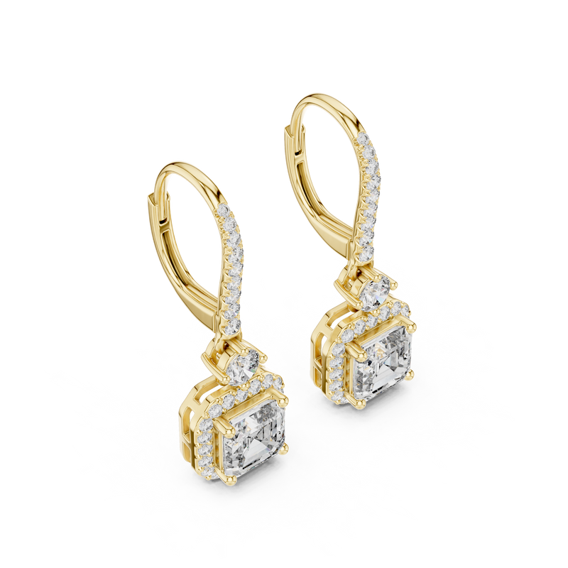 Earring 9#10001E_23@7 - Yellow Gold - Image