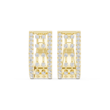 Earring 9#10001E@7 - Yellow Gold - Image