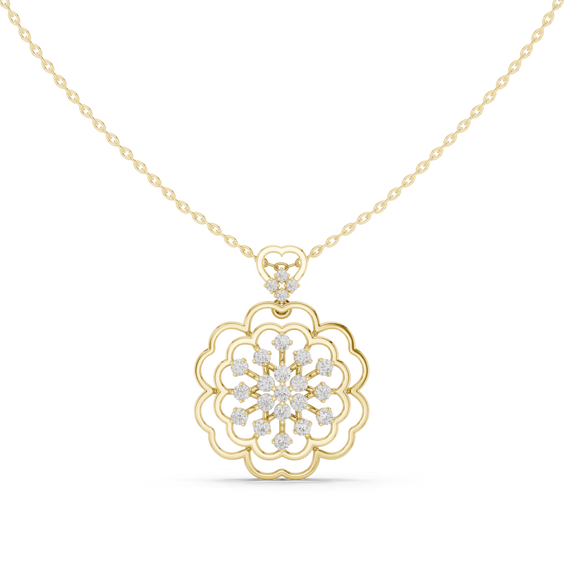 Pendant 9#10001P@7 - Yellow Gold - Image