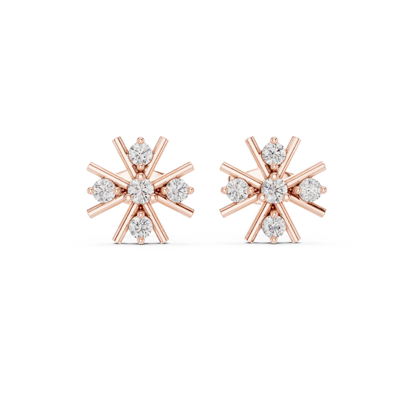 Earring 9#10002E - Rose Gold - Image