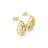 Earring 9#10002PE@7 - Yellow Gold - Image