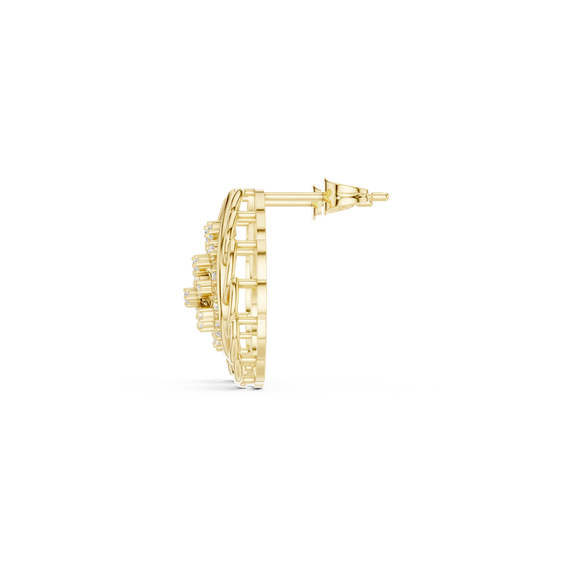 Earring 9#10002PE@7 - Yellow Gold - Image