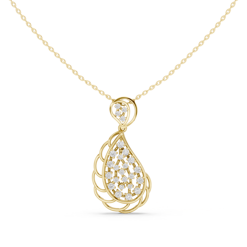 Pendant 9#10002P@7 - Yellow Gold - Image