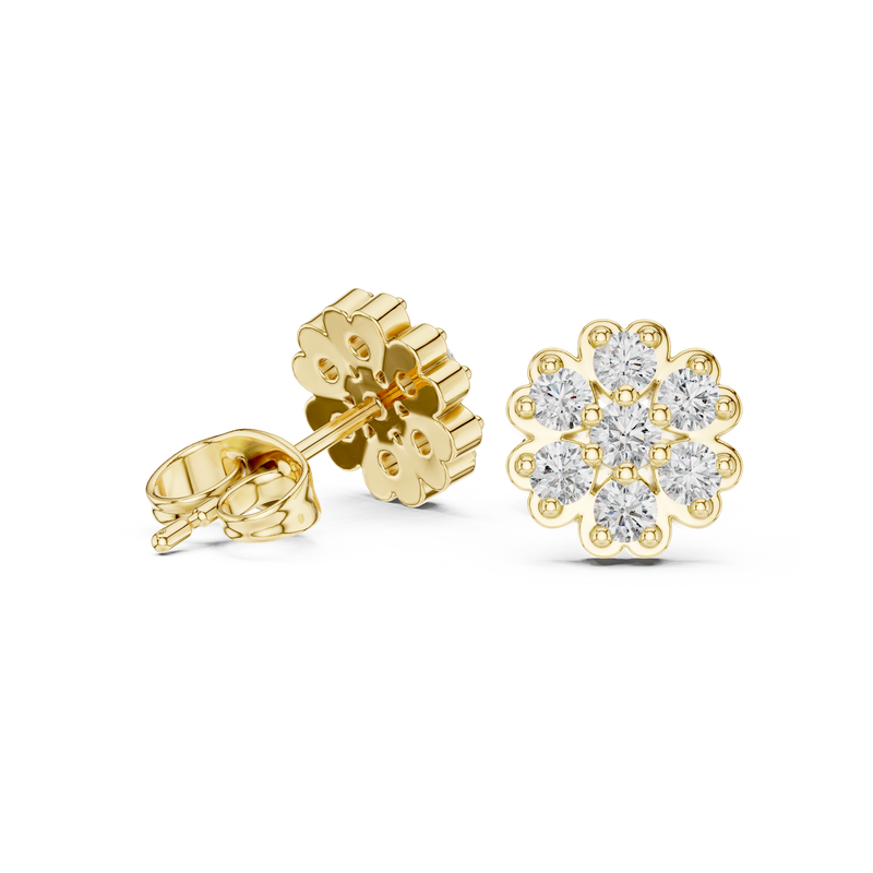 Earring 9#10003E - Yellow Gold - Image