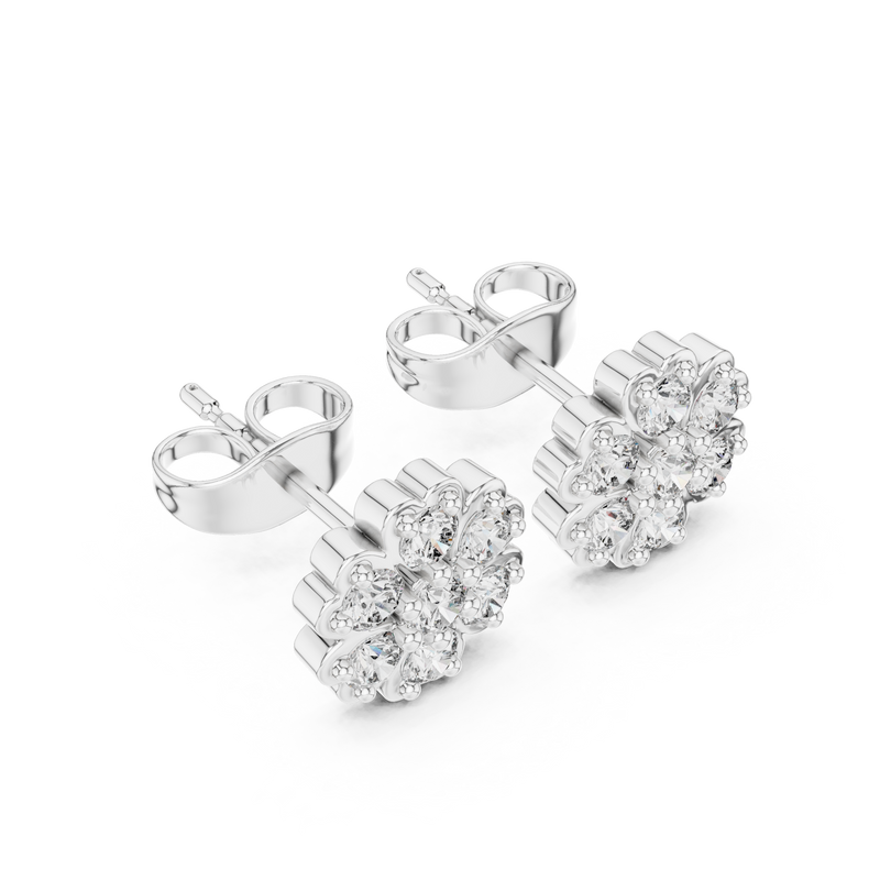 Earring 9#10003E - White Gold - Image