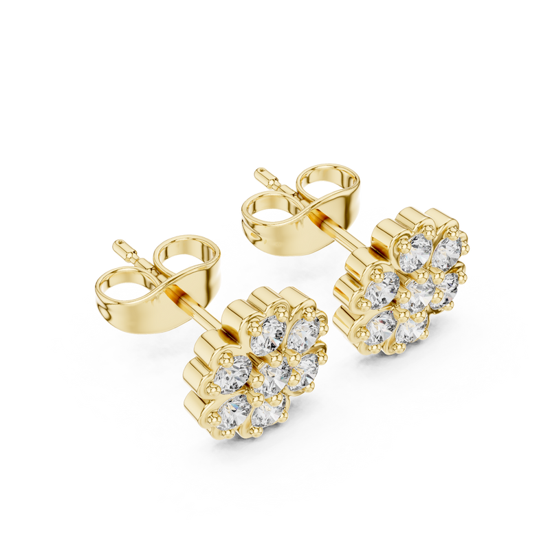 Earring 9#10003E - Yellow Gold - Image