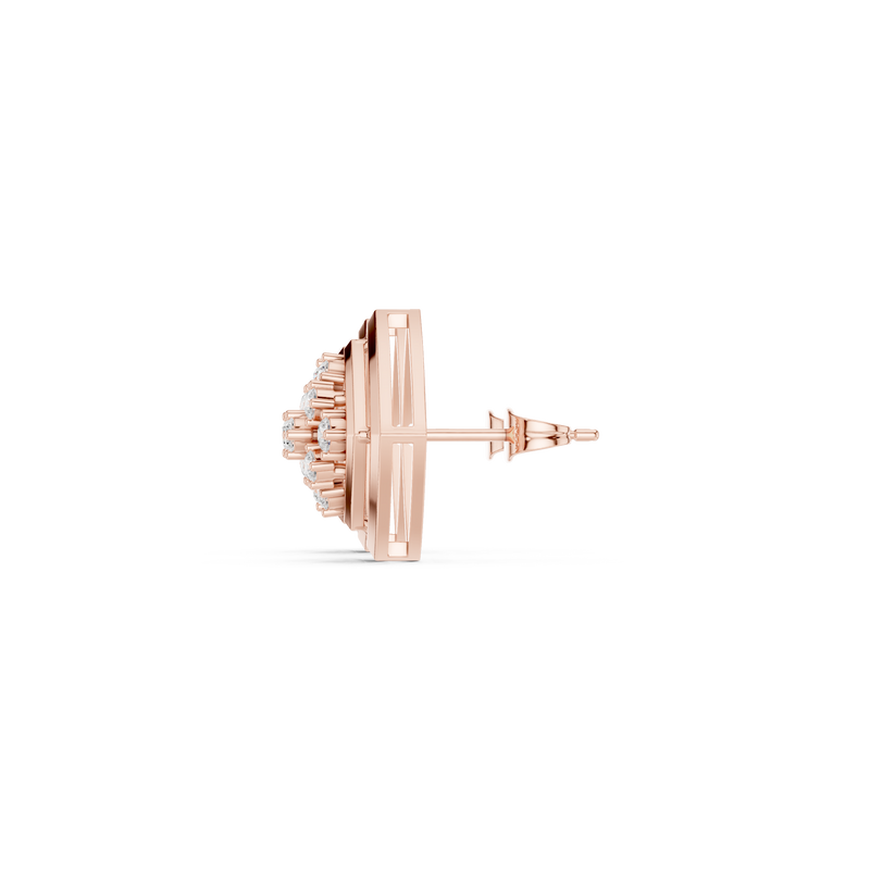 Earring 9#10003PE@7 - Rose Gold - Image