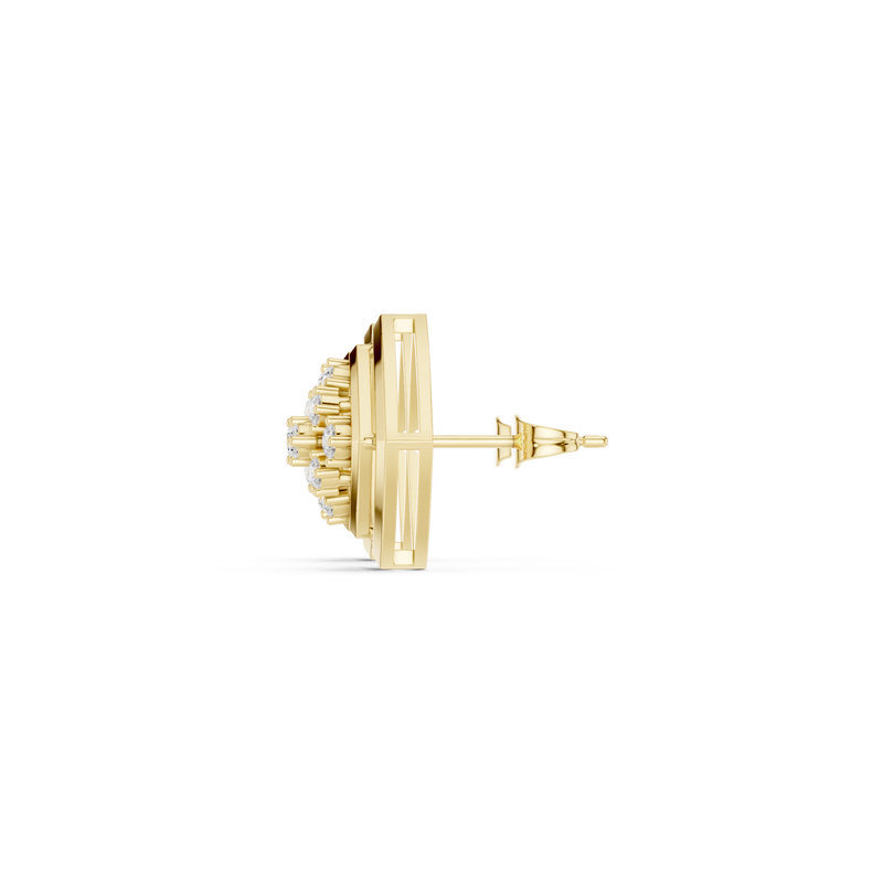 Earring 9#10003PE@7 - Yellow Gold - Image