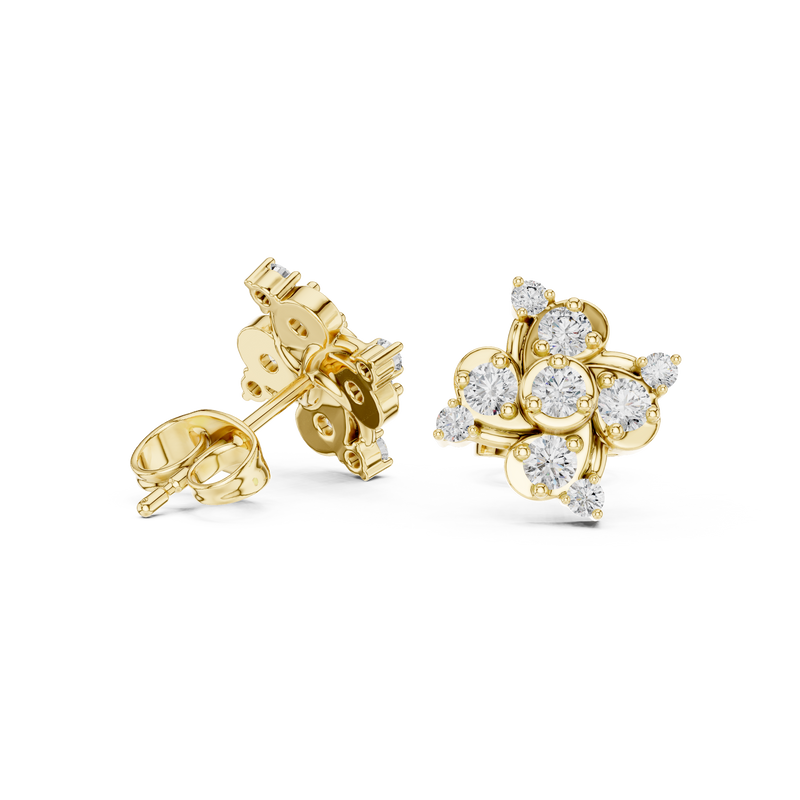 Earring 9#10004E - Yellow Gold - Image