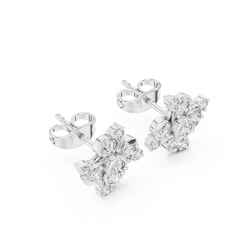 Earring 9#10004E - White Gold - Image