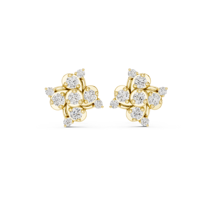 Earring 9#10004E - Yellow Gold - Image