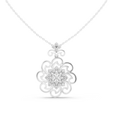 Pendant 9#10005P@7 - White Gold - Image