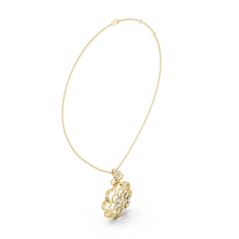 Pendant 9#10005P@7 - Yellow Gold - Image