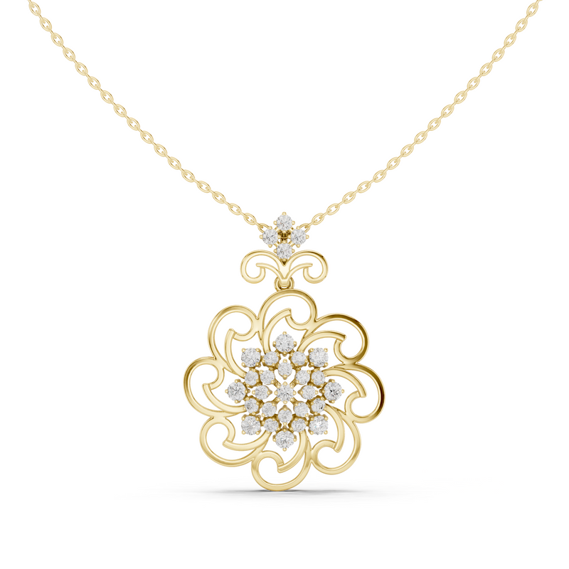 Pendant 9#10005P@7 - Yellow Gold - Image