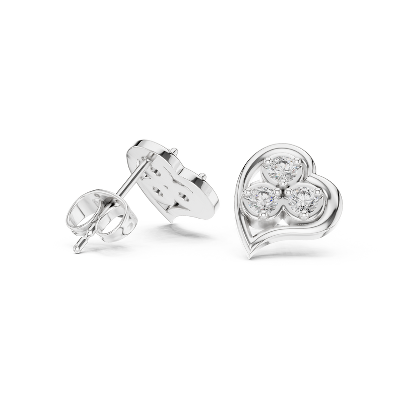 Earring 9#10006E - White Gold - Image