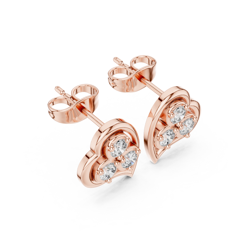 Earring 9#10006E - Rose Gold - Image