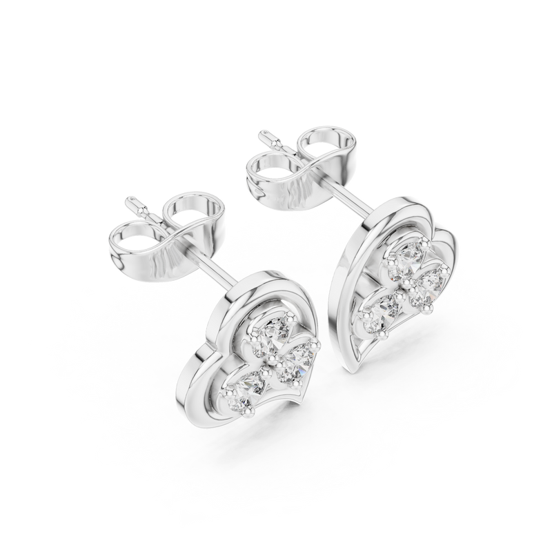 Earring 9#10006E - White Gold - Image