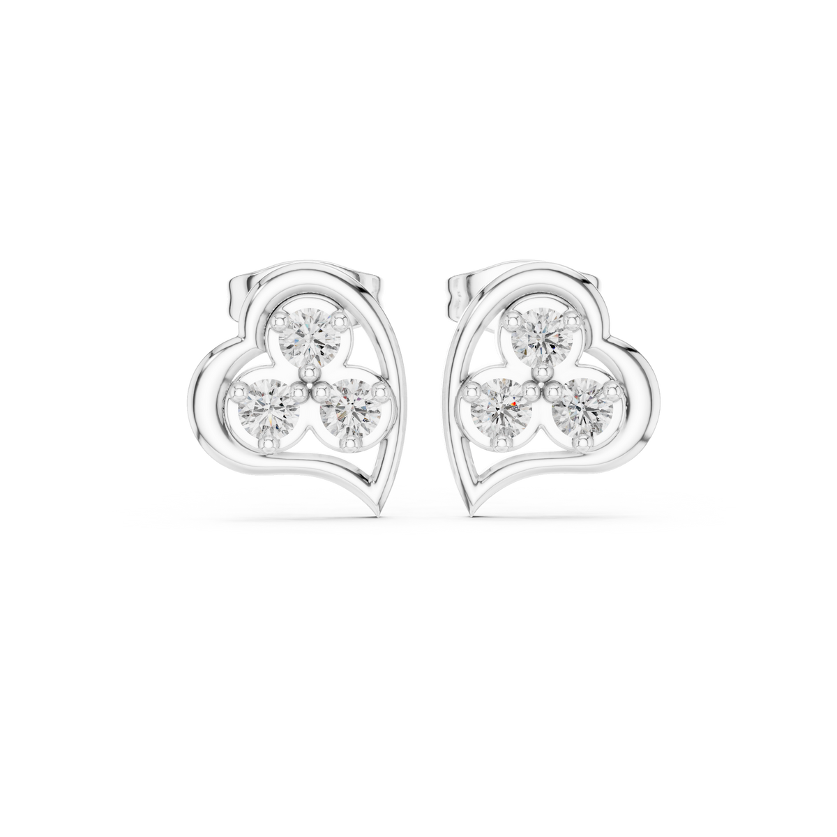Earring 9#10006E - White Gold - Image