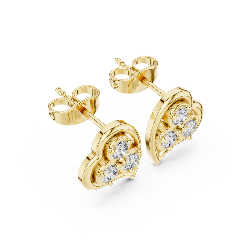 Earring 9#10006E - Yellow Gold - Image