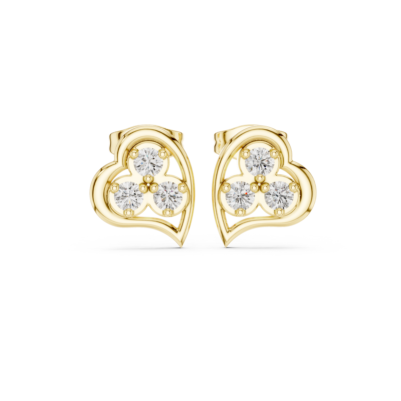 Earring 9#10006E - Yellow Gold - Image